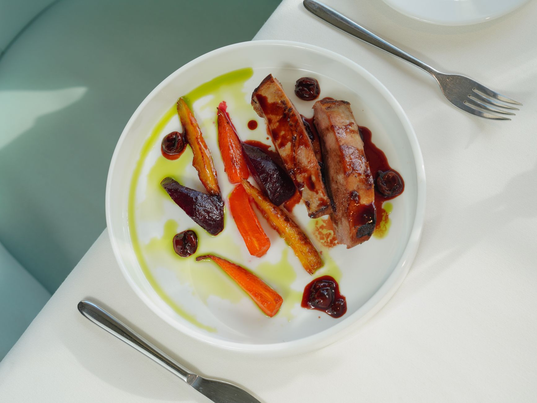 L'Atelier de Joel Robuchon signature dish food