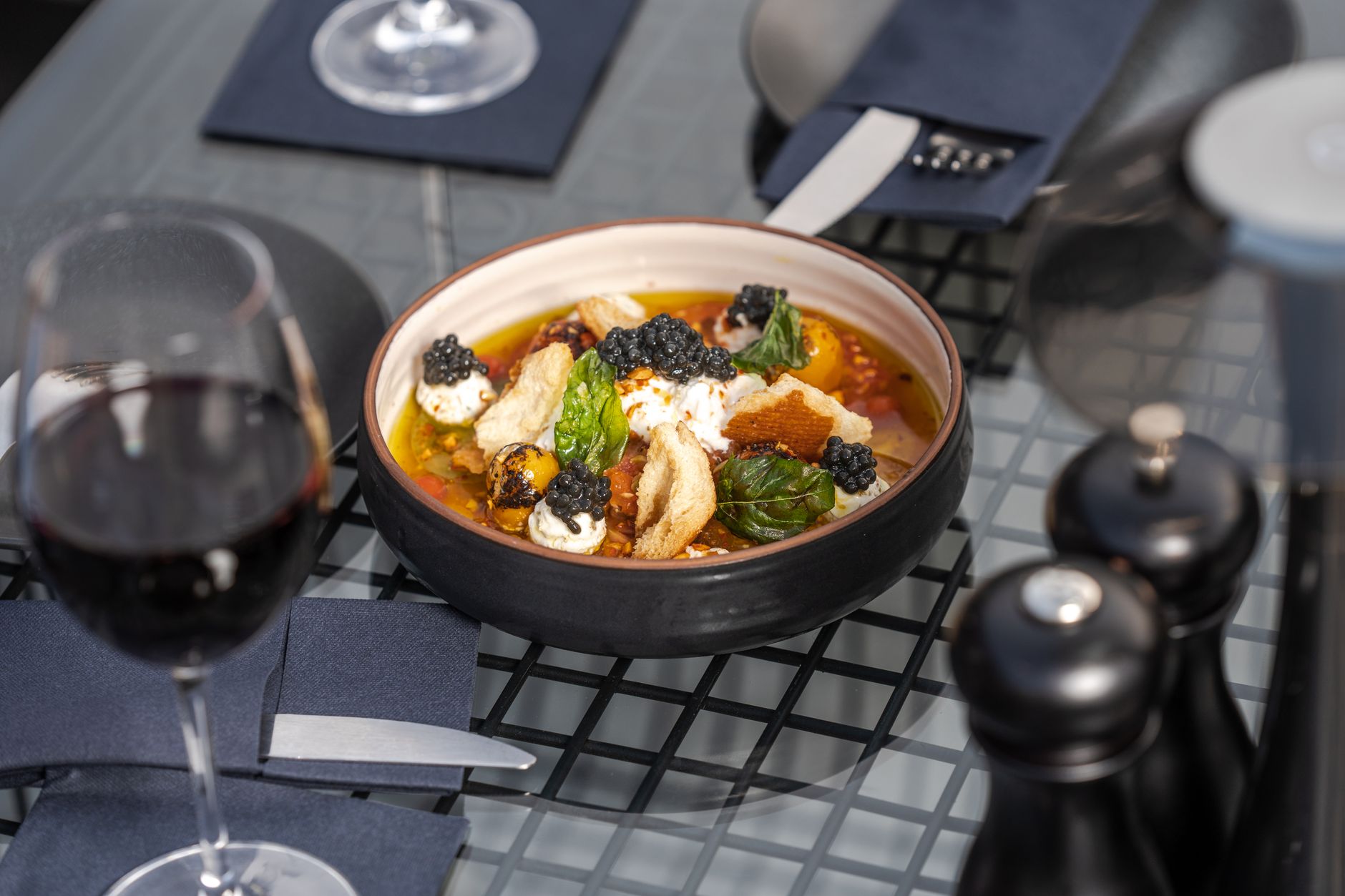 Signature dish La Degustation