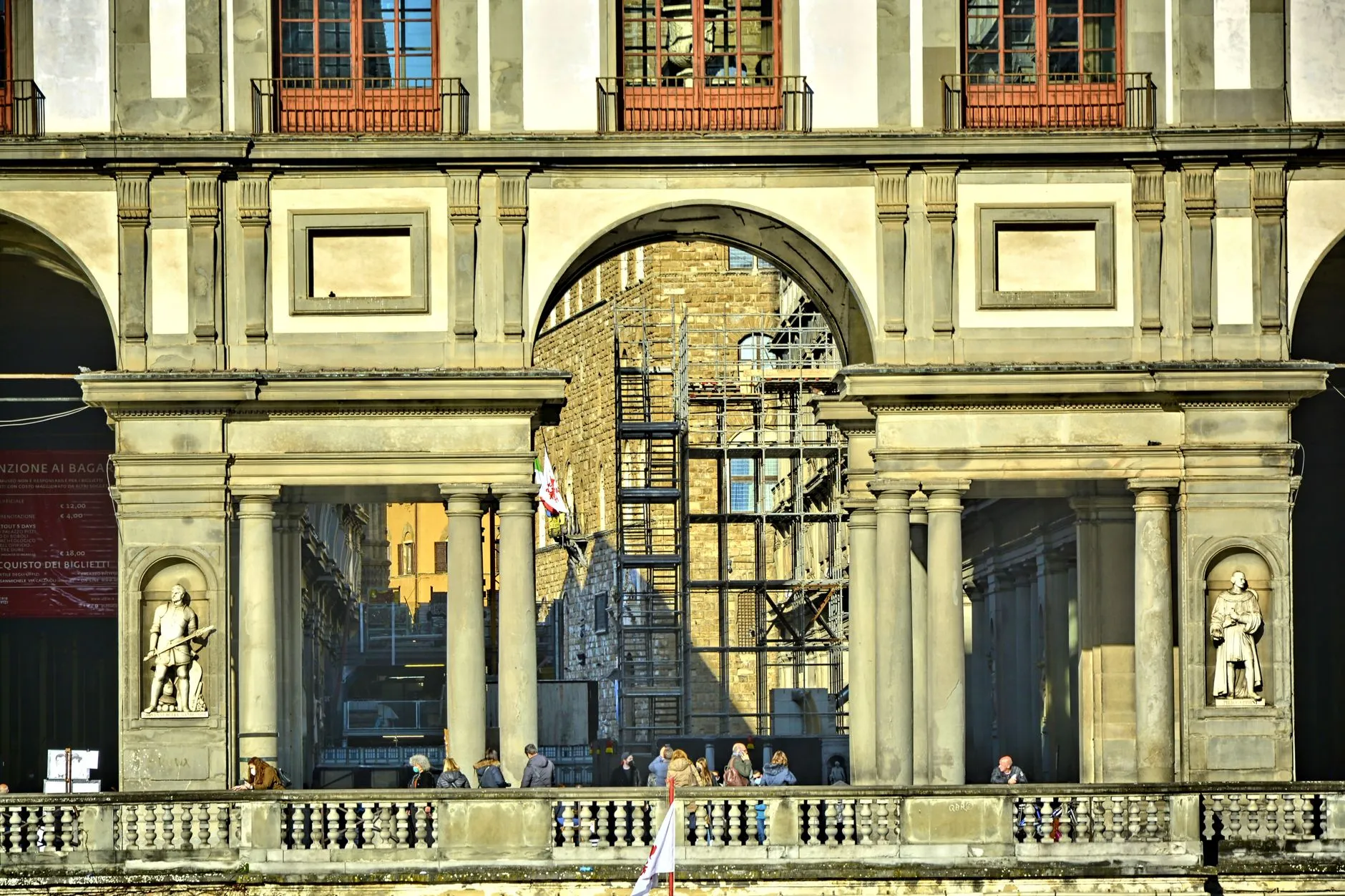 Uffizi Cafe exterior